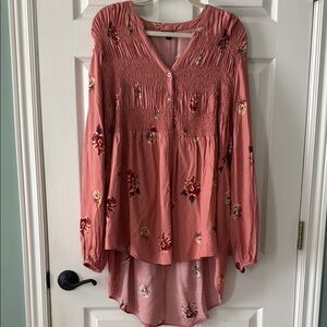 Torrid Coral Floral Top